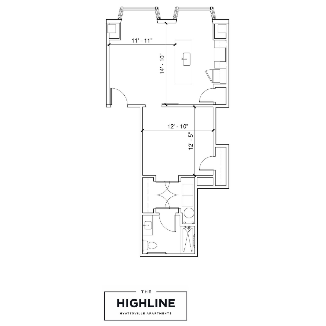 Floor plan layout diagram for Monet